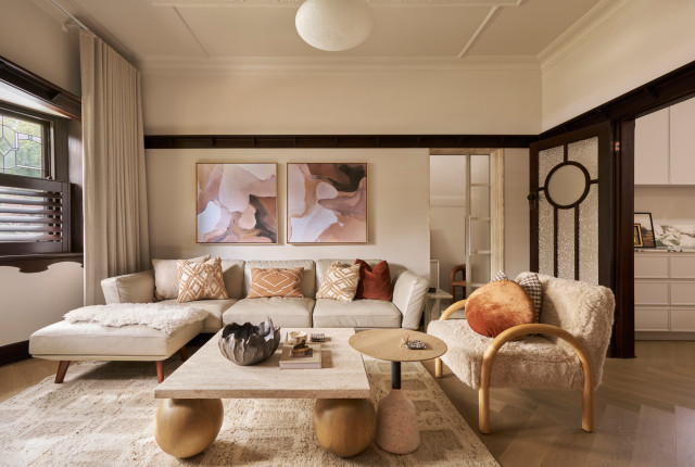 Cliff Residence contemporary-living-room