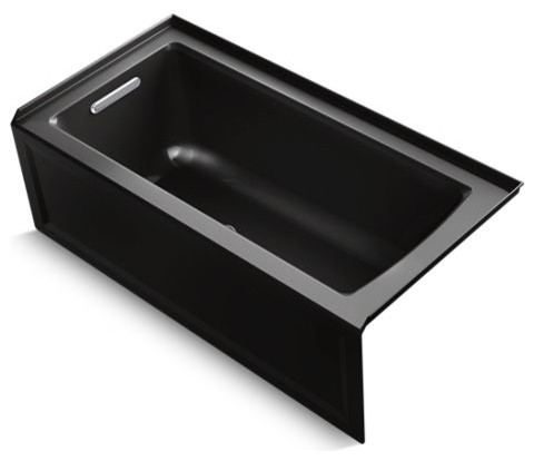 bath apron integral archer alcove drain left hand bathtubs kohler 1946