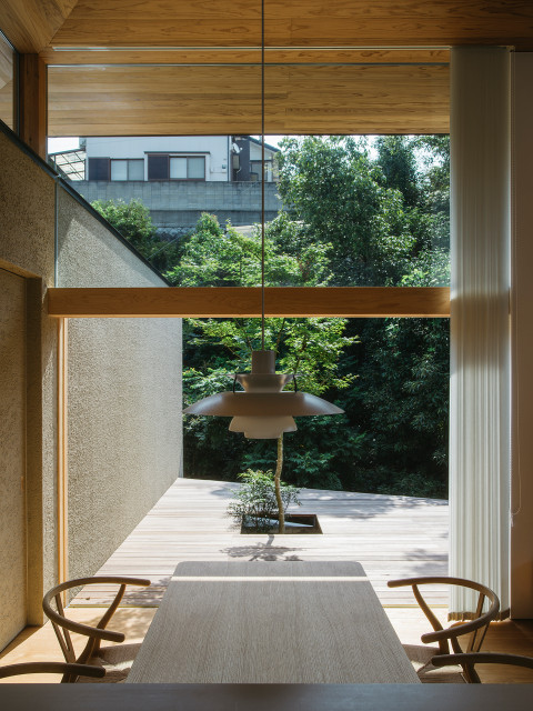 長与の家 modern-esszimmer