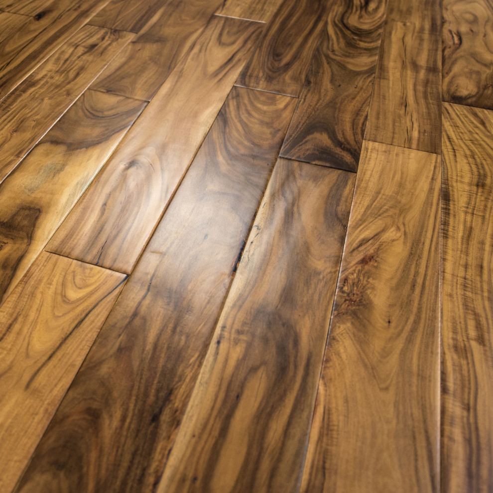 Acacia Hand Scraped Prefinished Engineered Wood Flooring, Sample