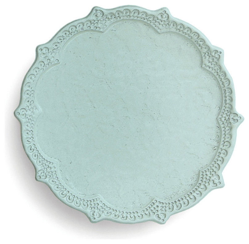 Merletto Aqua Canape Plate
