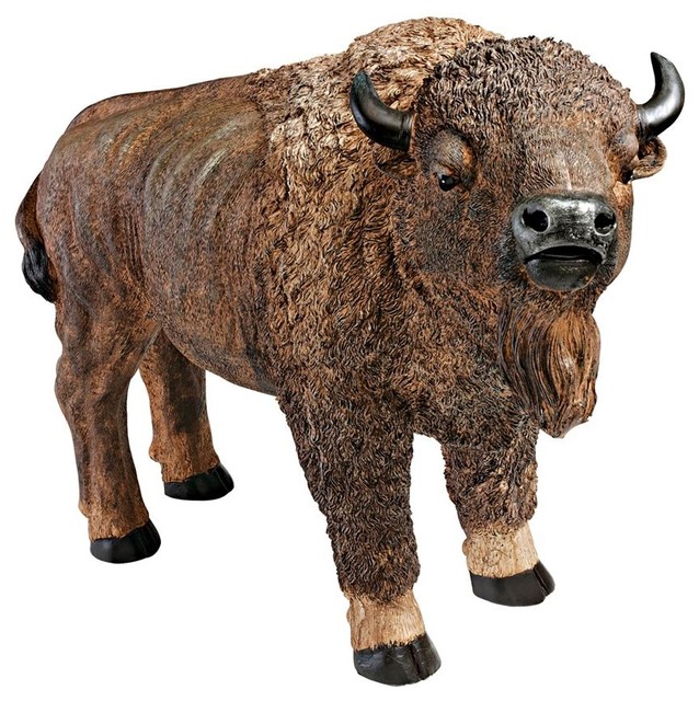 American Buffalo Statue Southwestern Garden Statues And Yard Art