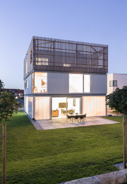 Vogelwiese moderno-terraza-y-balcon