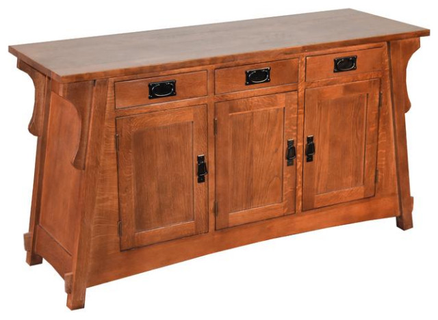Arts And Crafts Mission Solid Oak, Arts And Crafts Sofa Table