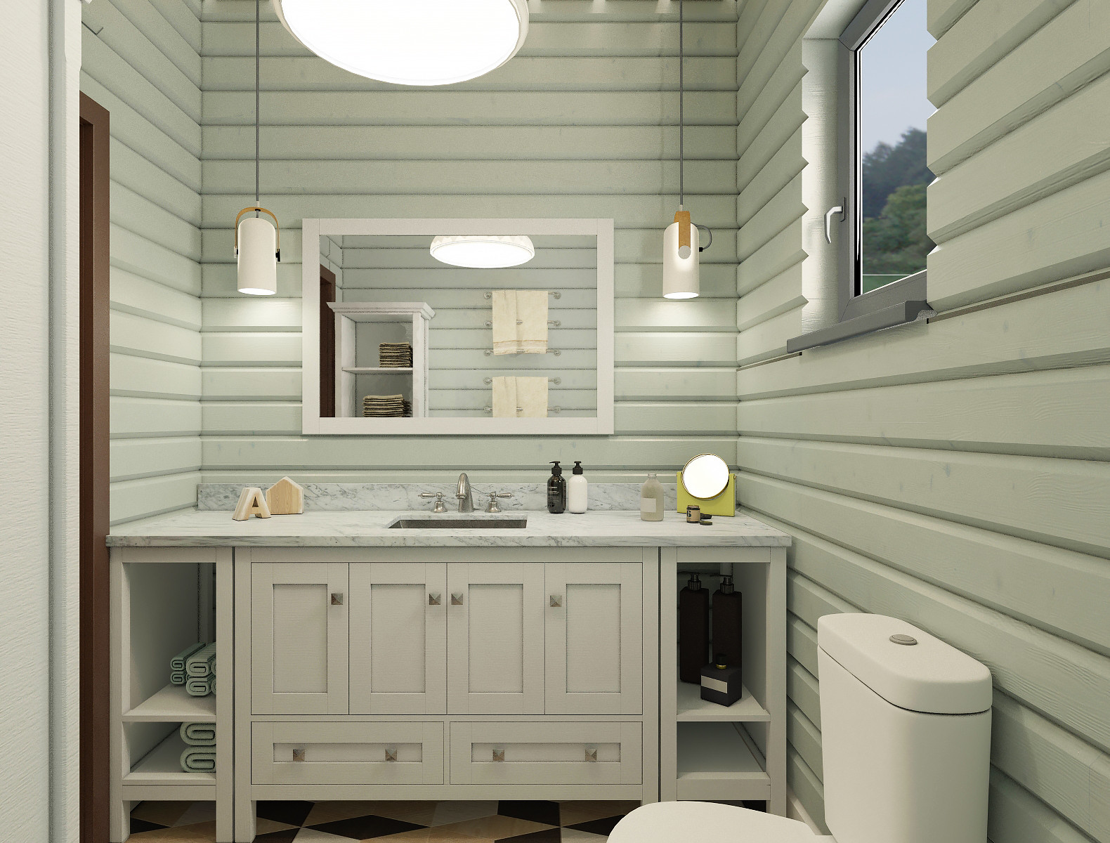 Баня из  клееного бруса в пос. Заповедник