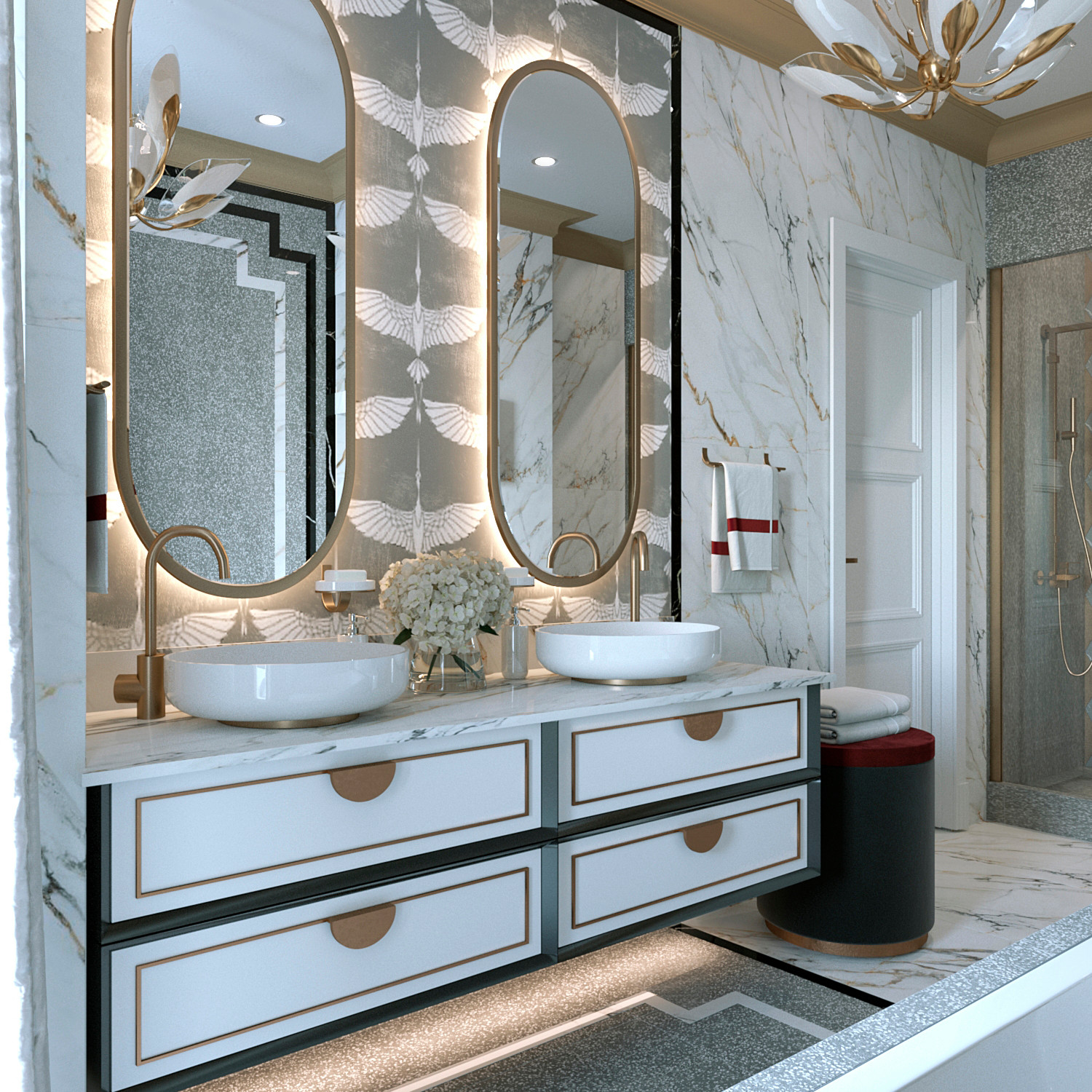 Интерьер коттеджа в "Гринвиль-парк"