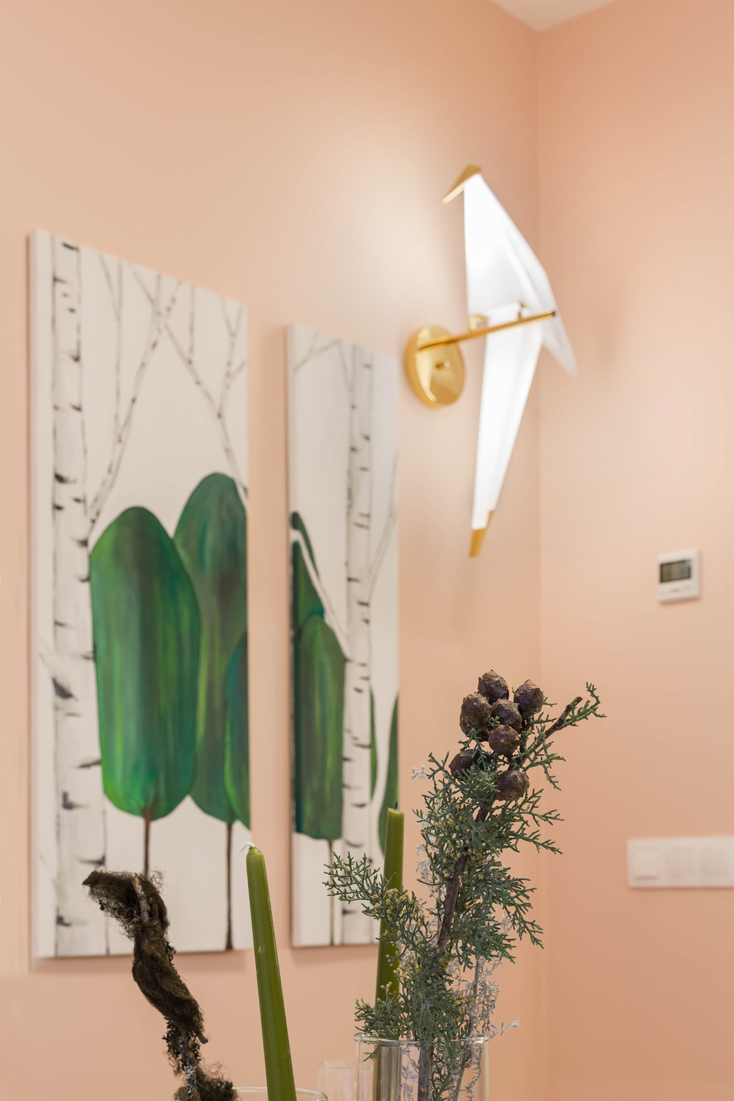 Зефирно-розовый скандинавский