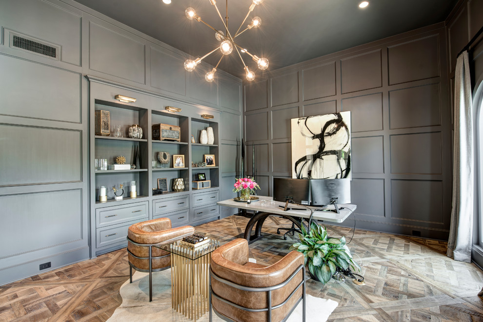 Home office - home office idea in Houston