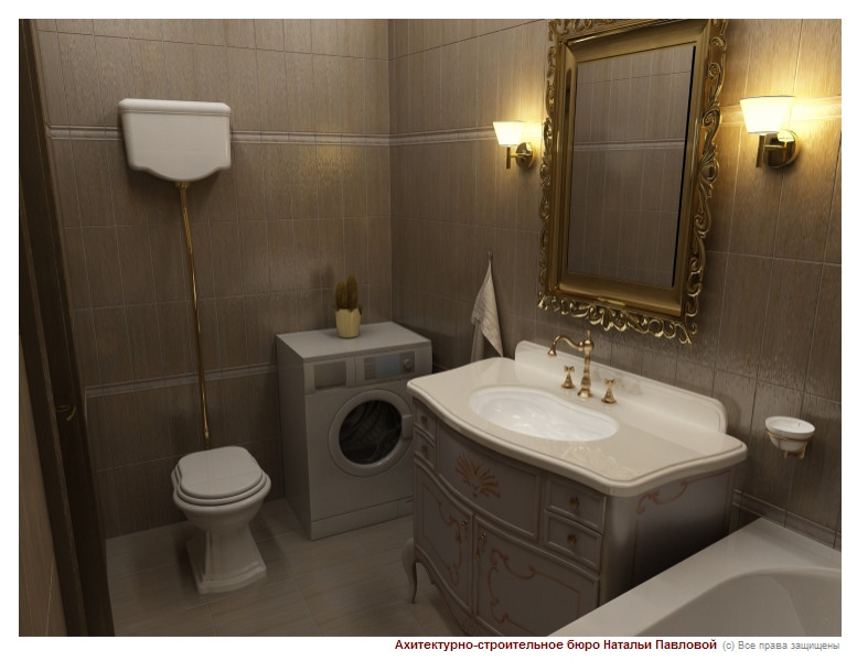 Квартира в классическом стиле 50 кв. м.