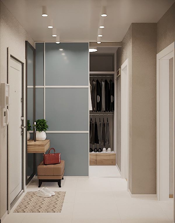 Прихожая с гардеробной