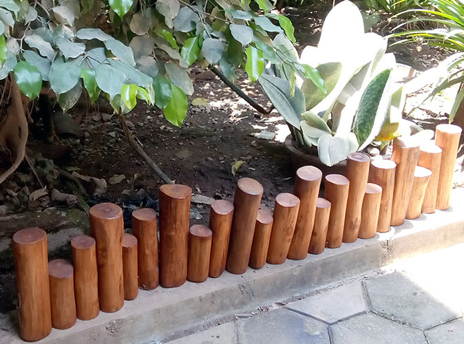 Photo of a rustic landscaping in Seattle.