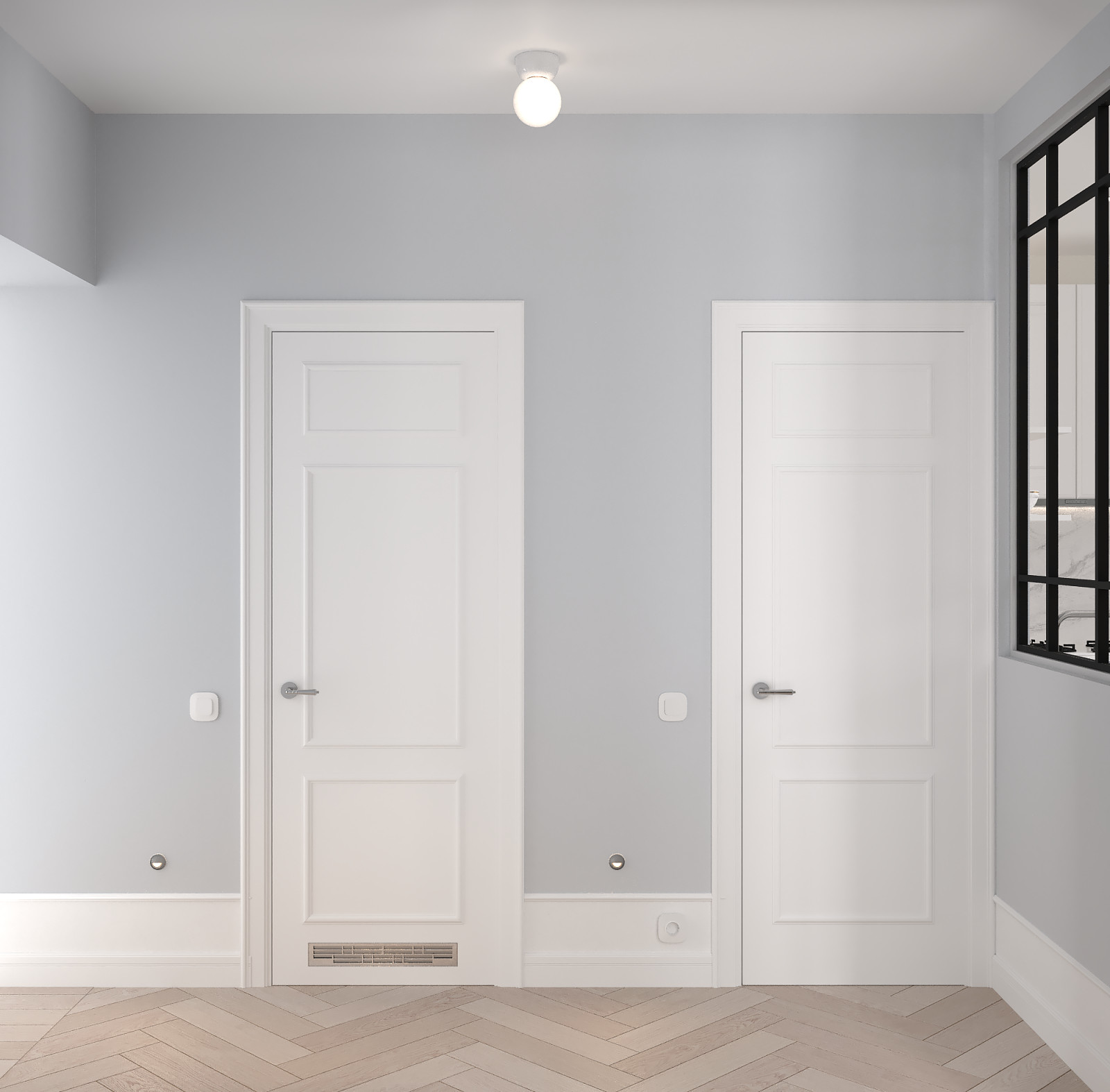 Светлая квартира в "сталинке"