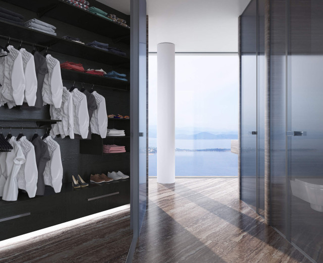 Stone Villa contemporary-wardrobe