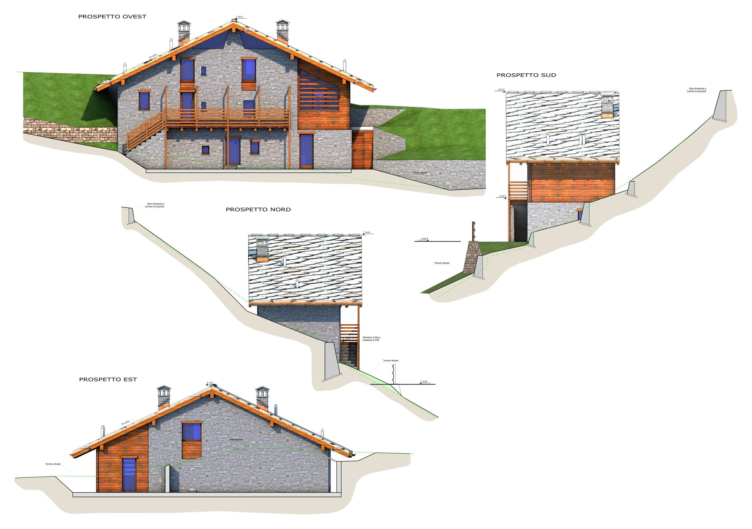 Work in progress - Ristrutturazione di rustico di montagna