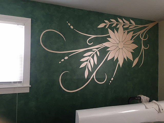Bedroom accent wall. Howard Beach. 2 contemporary-bedroom