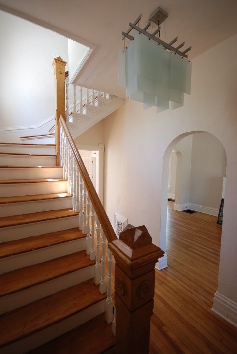 Example of a classic staircase design in Salt Lake City