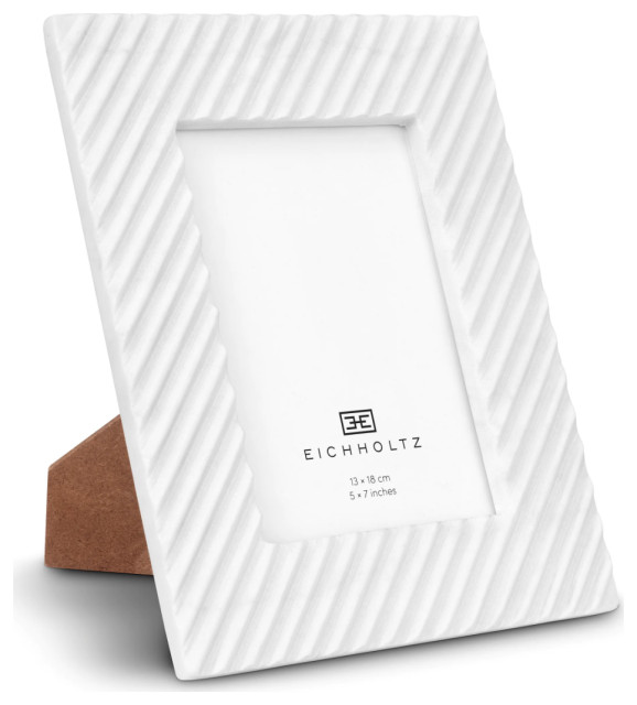 Modern Minimalist Picture Frame, Set of 4, Eichholtz Casale, 8x10", White