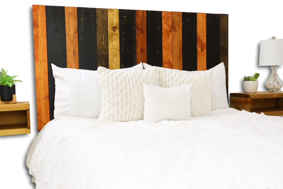 Handcrafted Headboard, Leaner Style, Cabin Mix, Queen