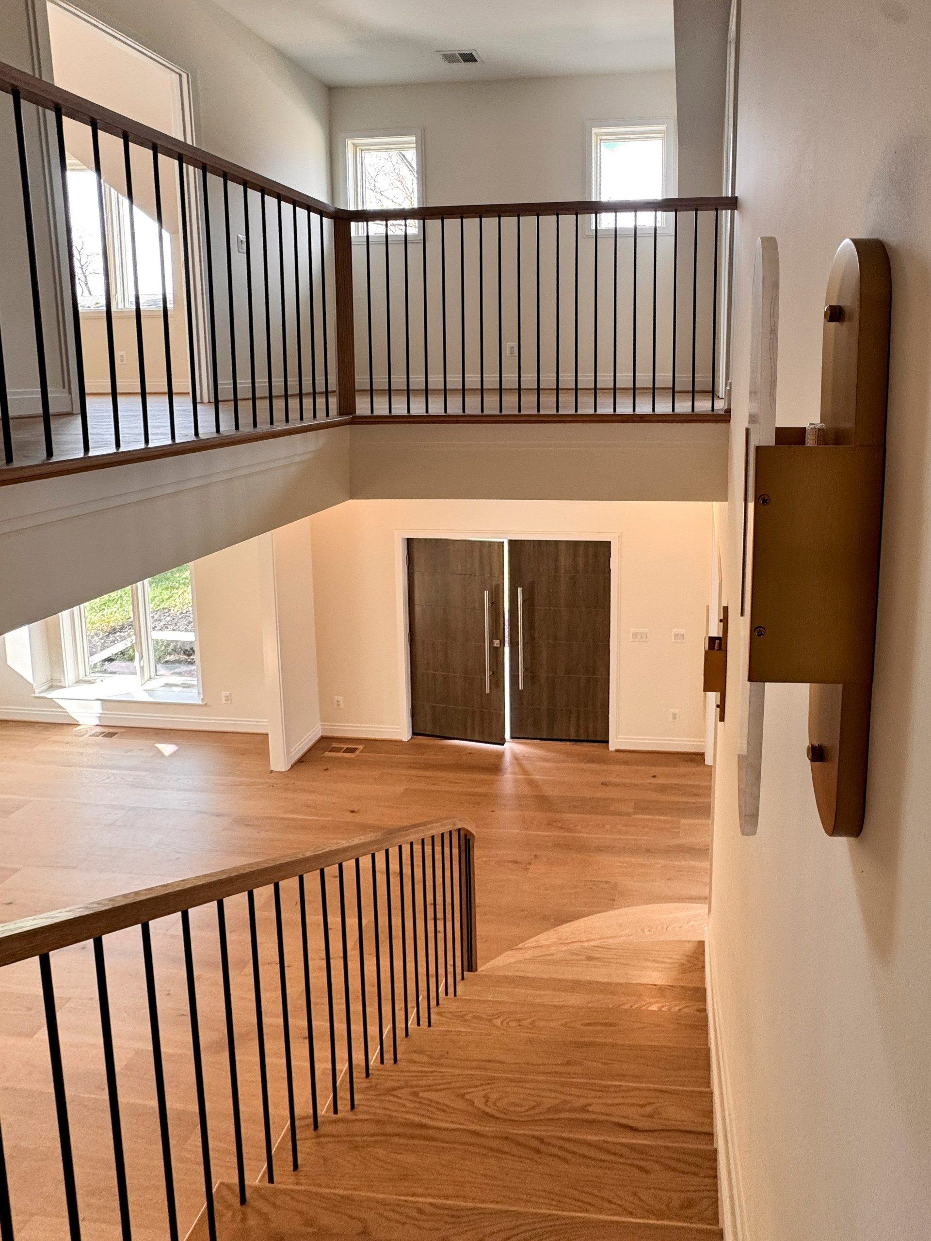 144_Attractive Transitional Staircase in Impressive Modern Home, Vienna VA 22180