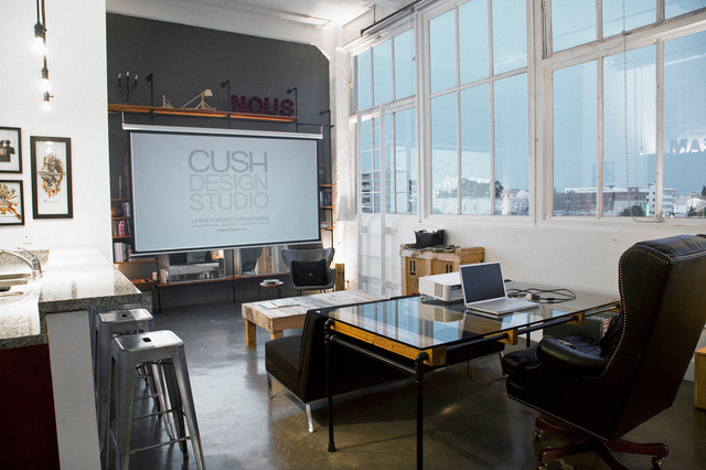 Santee Court Loft industrial-wohnbereich