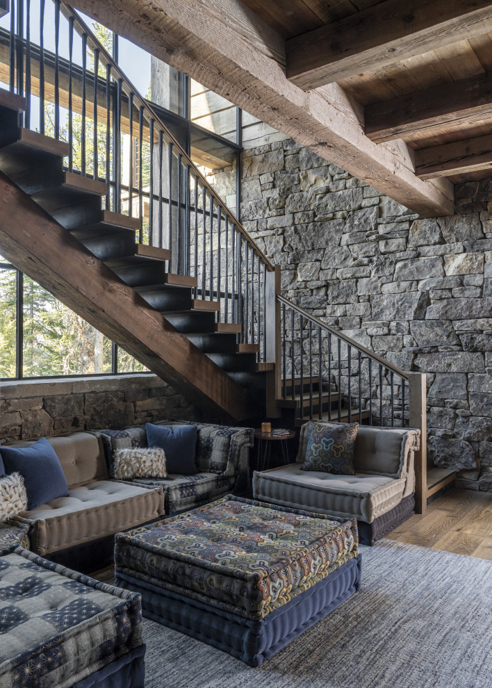 Mountain style staircase photo in Philadelphia