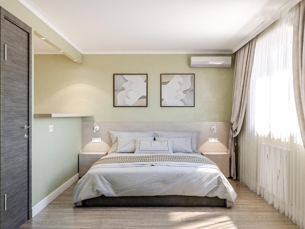 Малогабаритная студия с зонированием