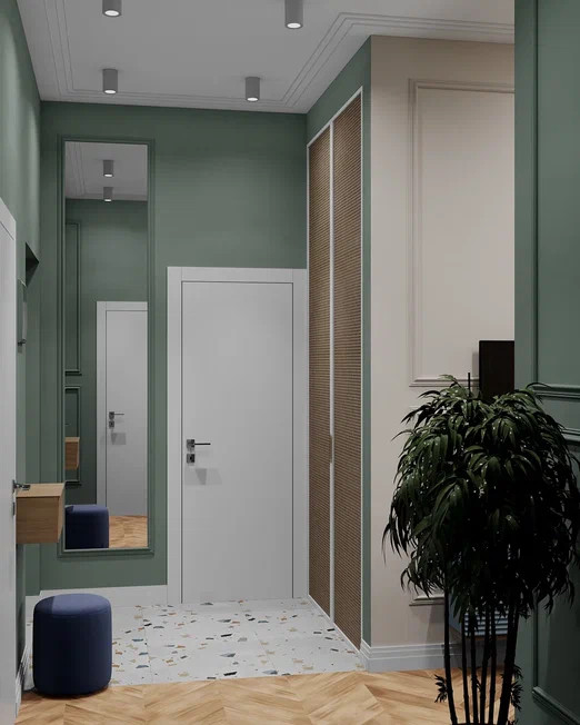 Ремонт квартиры на первом этаже с двумя балконами