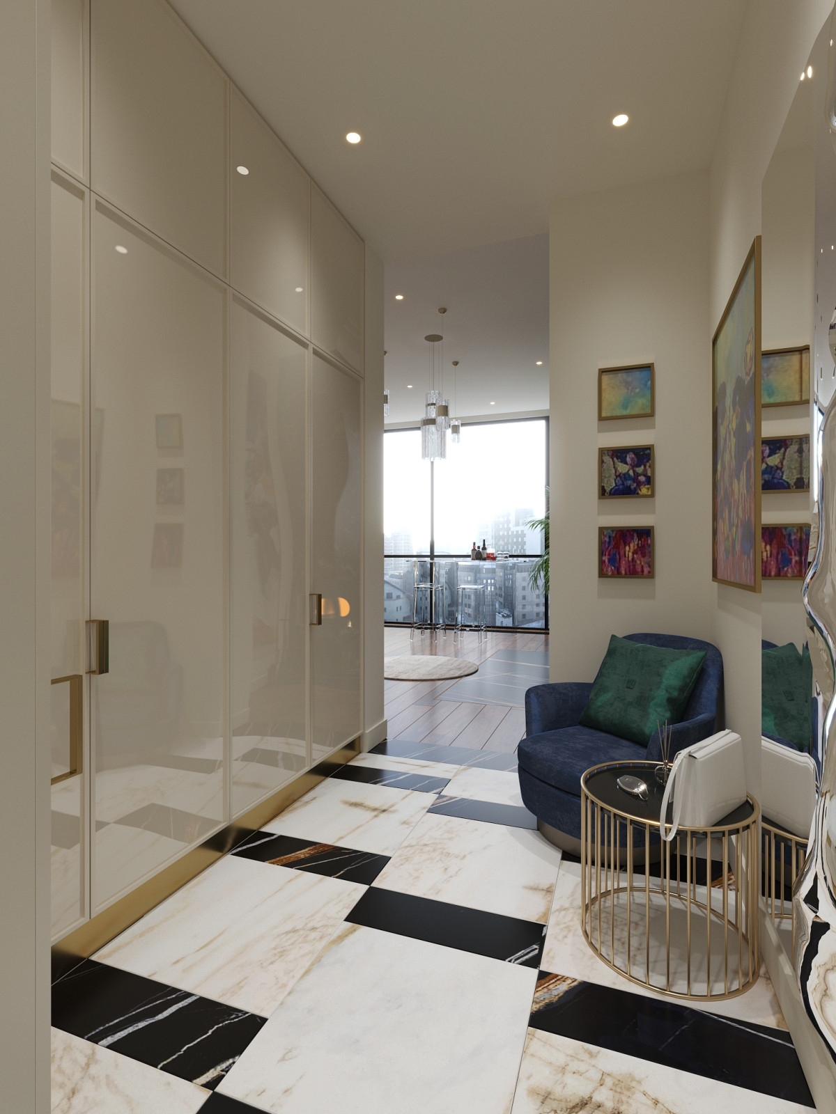 Модный интерьер | квартира с лифтом и террасой | 2021Модный Интерьер | Квартира