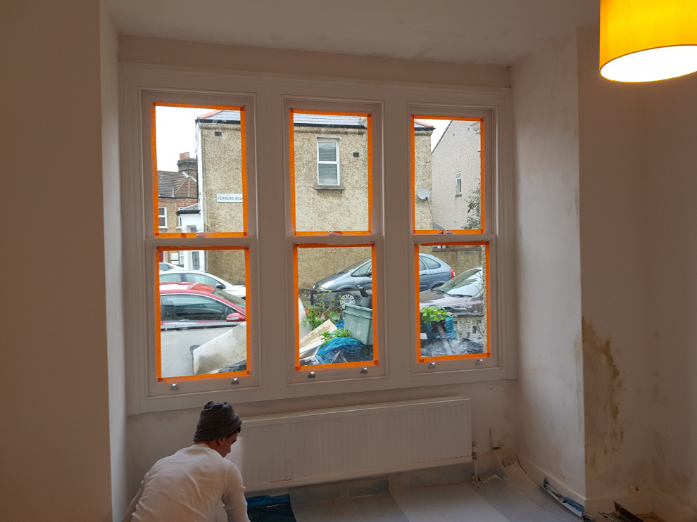 Replacing original features to period property + new timber sash windows