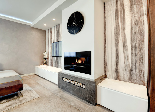 Villetta a Desenzano del Garda contemporary-living-room