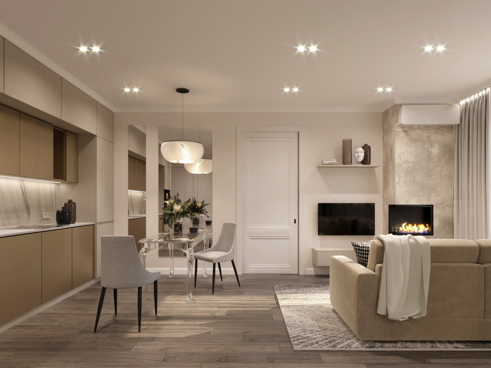 Кухня-гостиная