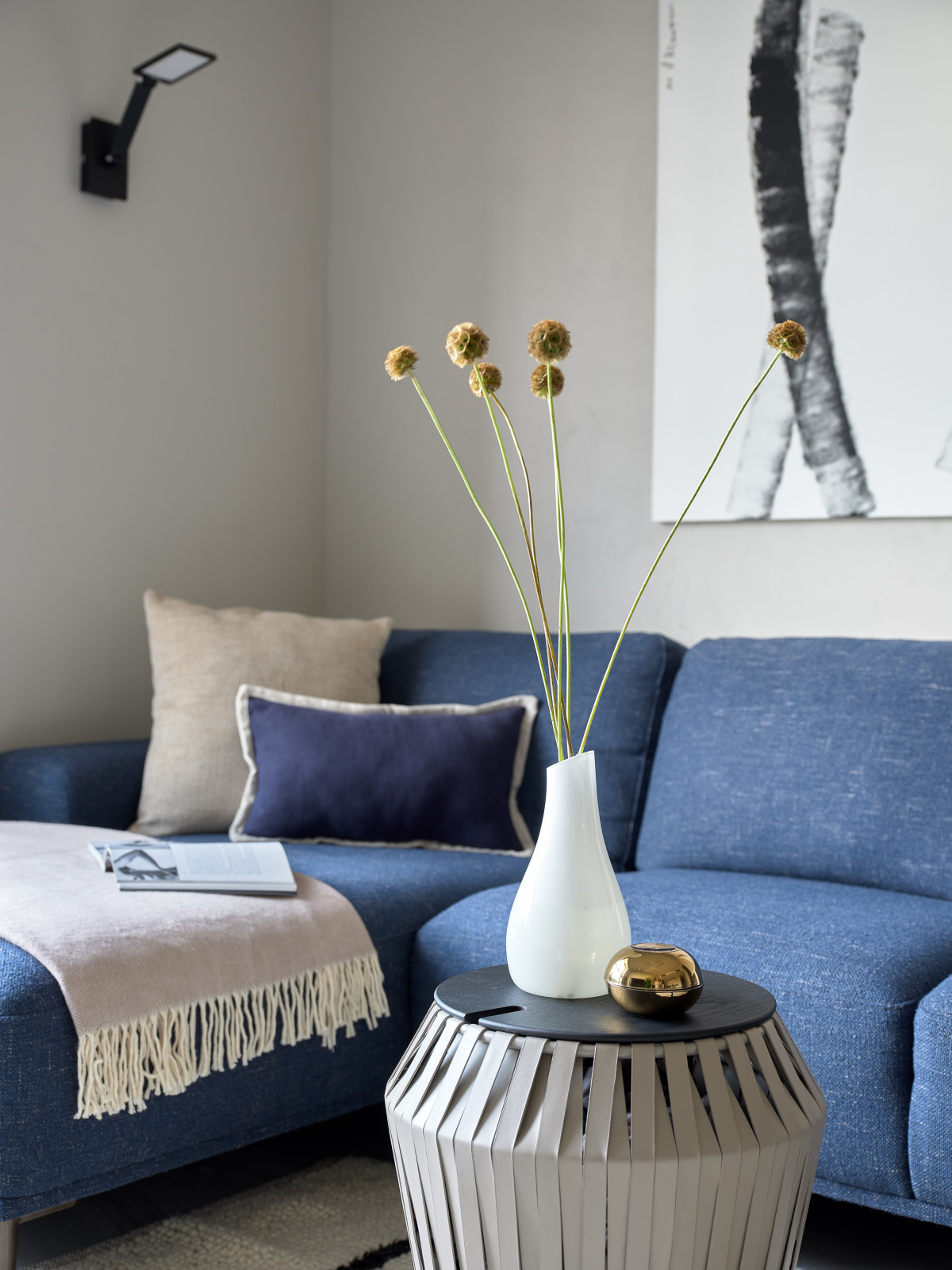 Аппартаменты на 35 этаже. Дизайнер Валерия Москалева. Публикация Elle Decoration