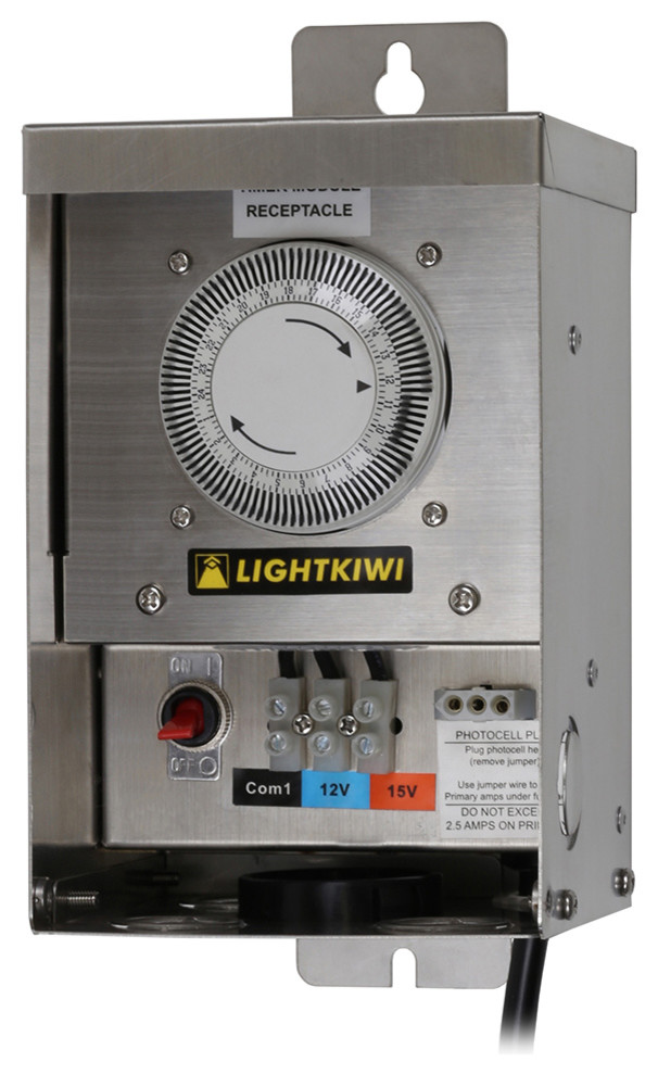 75 Watt, 12V15V MultiTap Low Voltage Transformer for Landscape