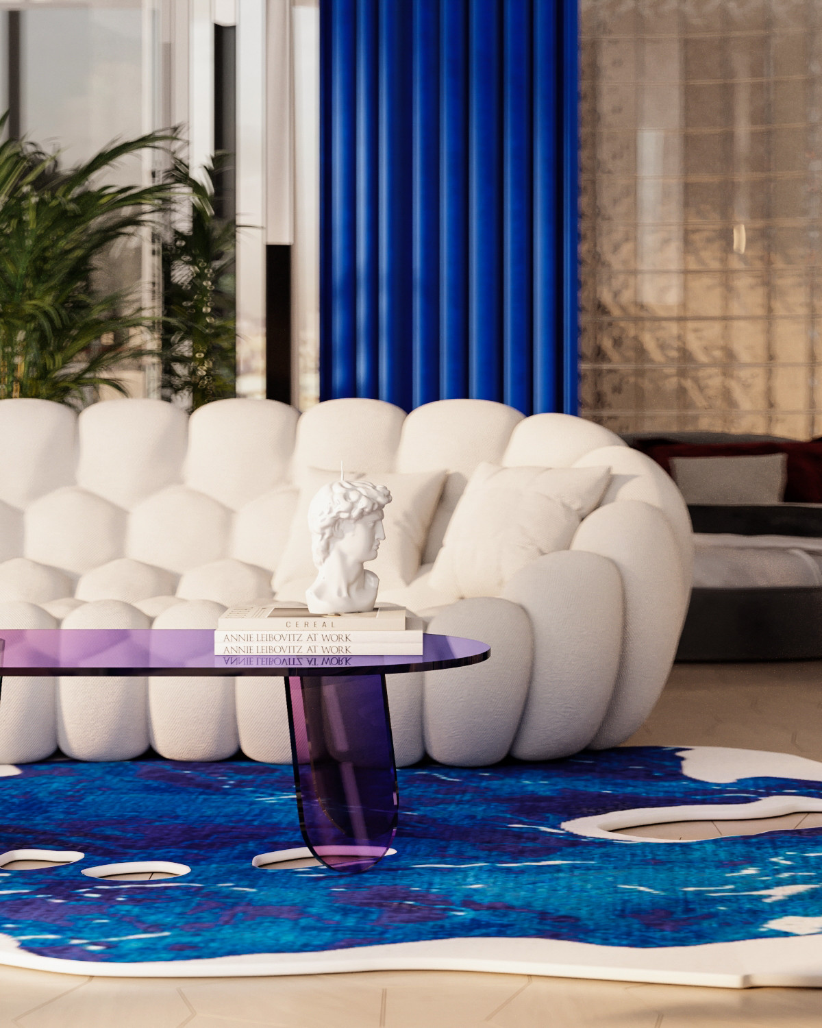 Квартира в стиле фотостудии без единой стены