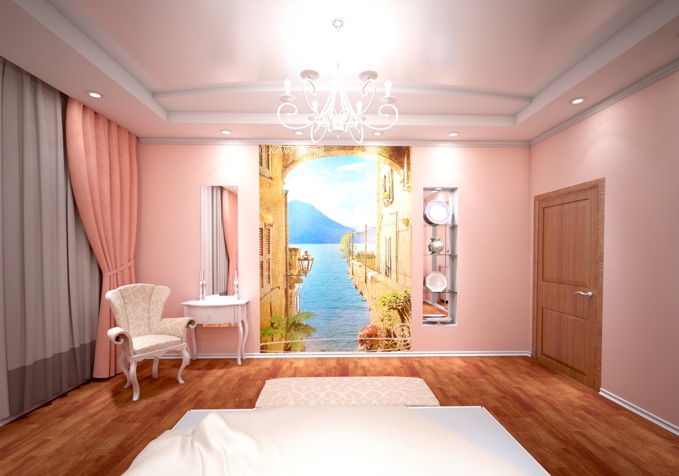 дизайн проект спальни для девочки в 3х к.квартире