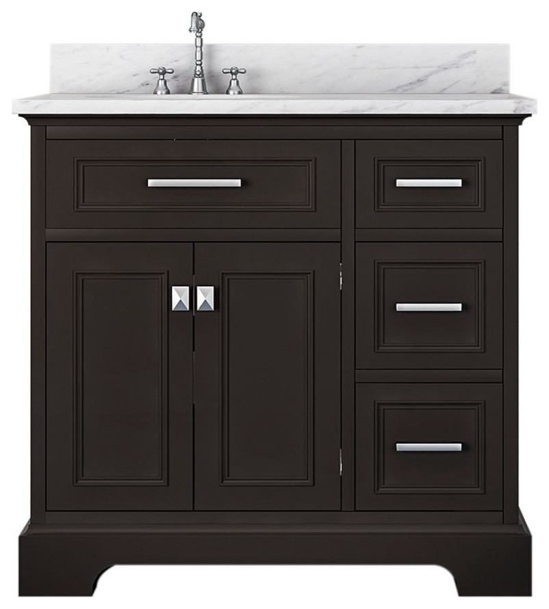 Pittsburgh 37" Single Bathroom Vanity - Contemporary - Bathroom ...