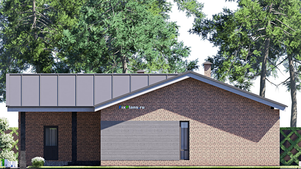 Проект одноэтажного дома 16х14м S140м2 F-18242