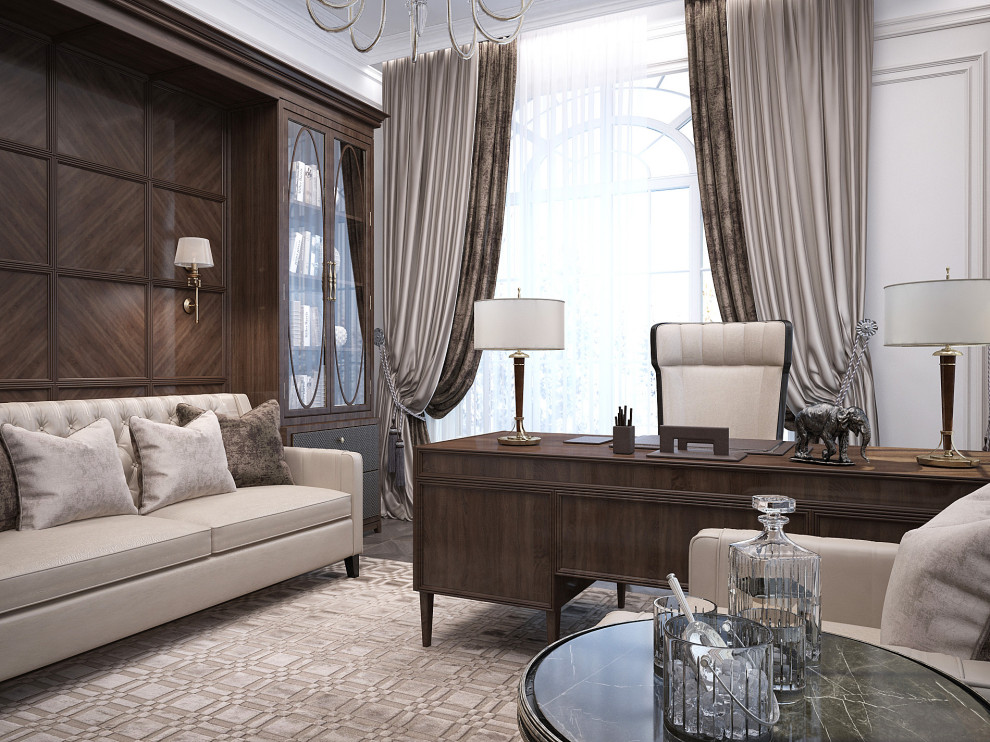 Кабинет-каминная.