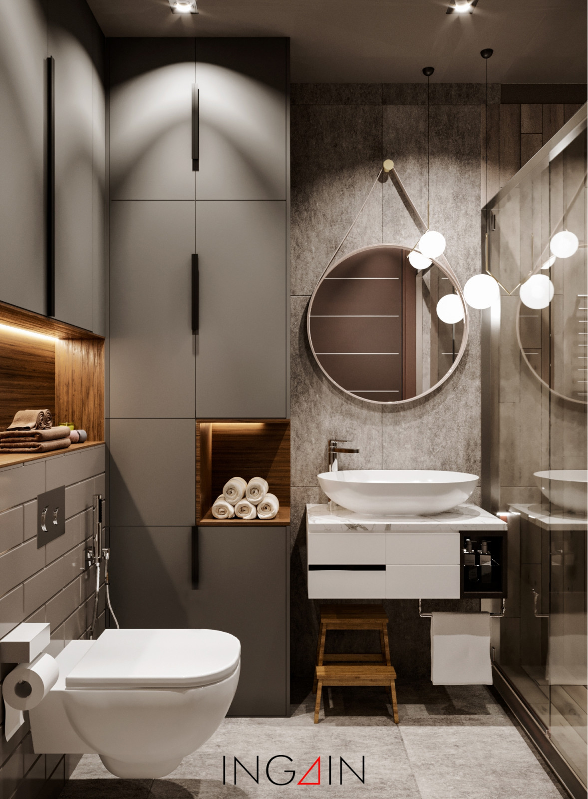 Санузел с душем