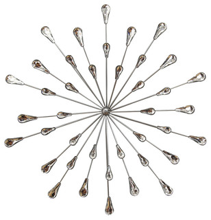 Stratton Home Decor Acrylic Bling Burst Wall Decor - Midcentury - Wall Accents - by Ergode