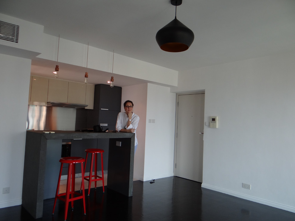 Foto de diseño residencial contemporáneo pequeño