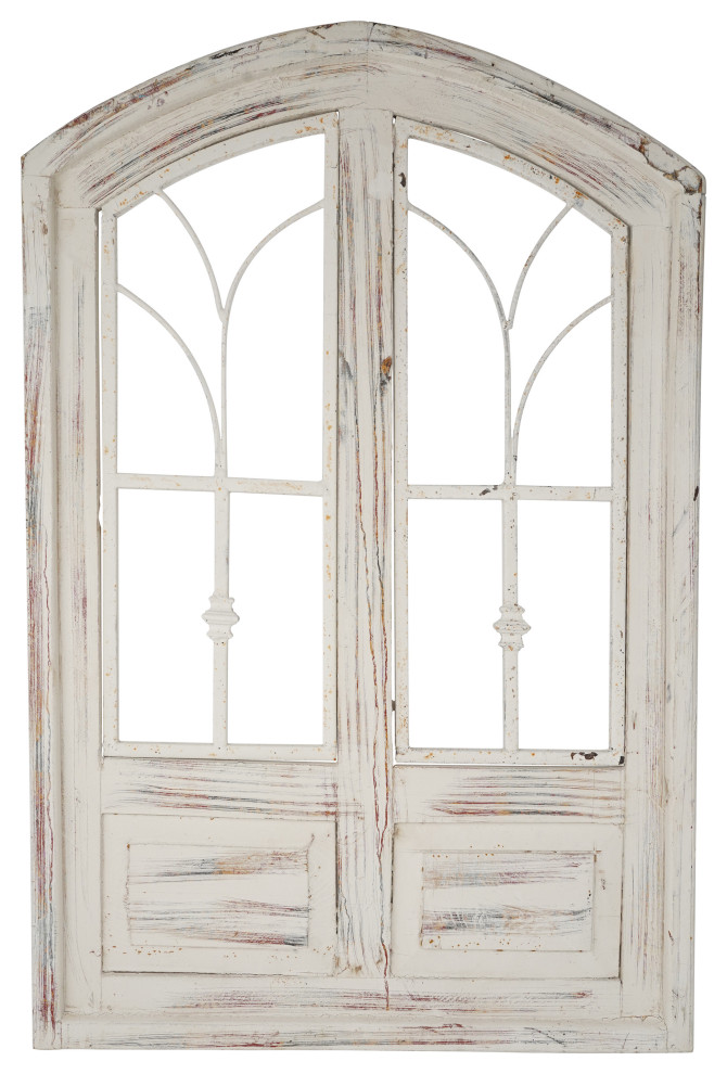 San Miguel Architectural Window, Shabby White, Small