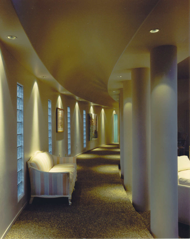 Design ideas for a contemporary hallway in San Francisco.