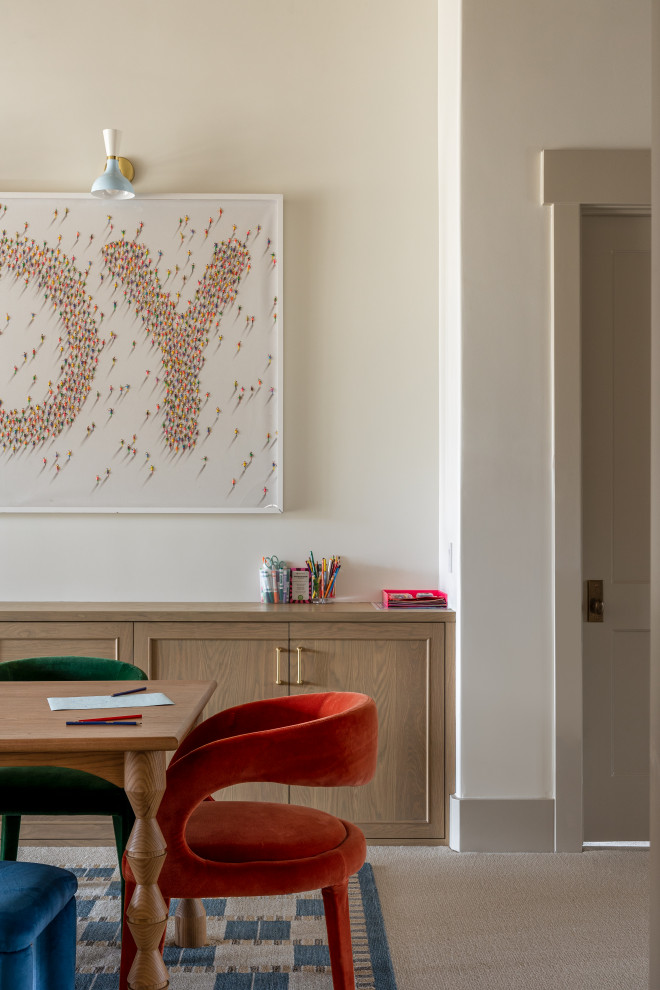 Example of a huge transitional kids' room design in Salt Lake City