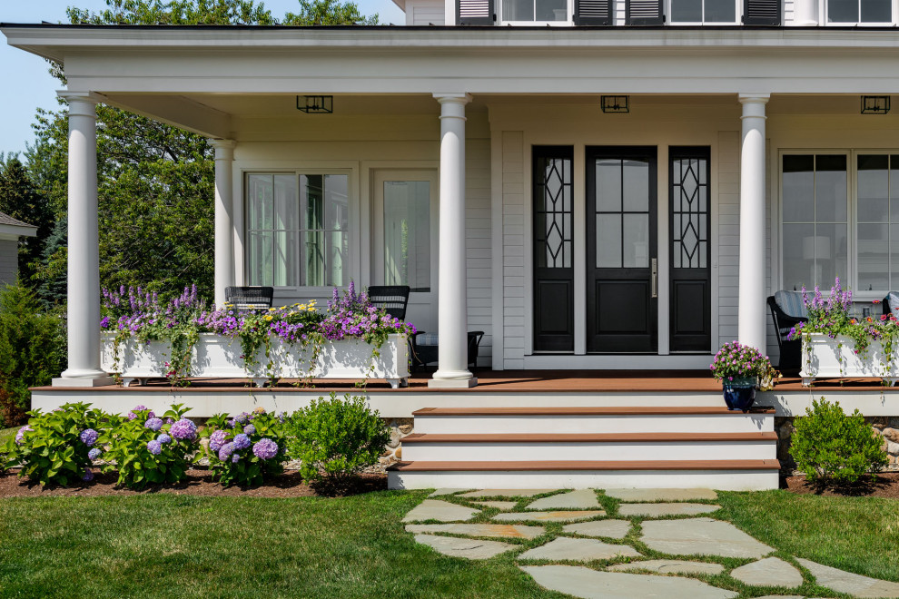 Classic porch idea in Boston