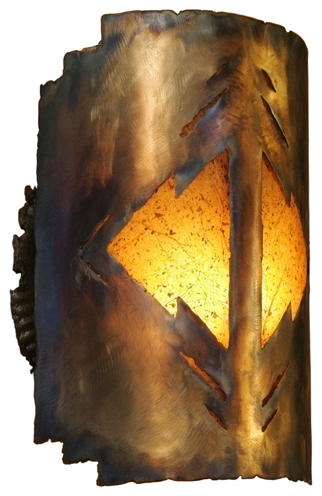 Rustic Wall Sconce, Far Reaches, Southwest Light