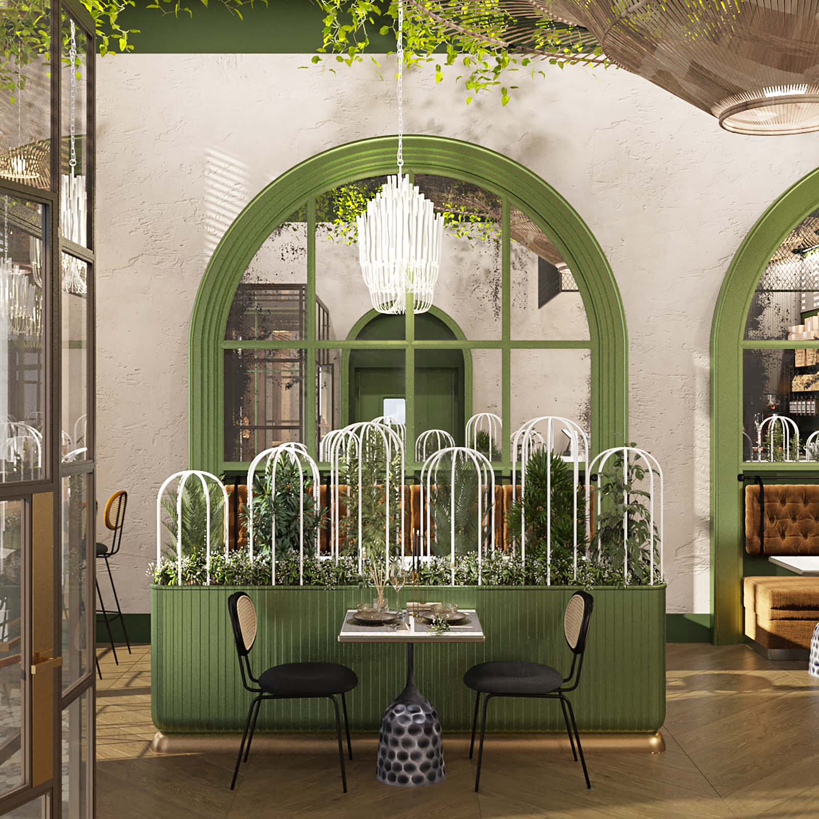 Дизайн-проект интерьера Кафе-Кондитерская