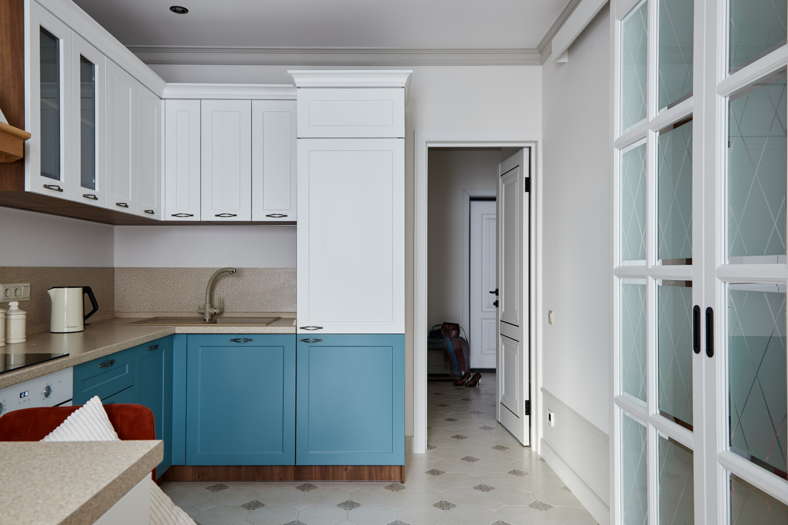 реализованный проект кухни в ЖК 7 Континент