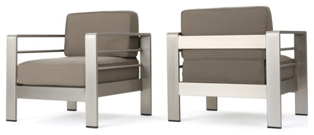 Gdf Studio C Bay Outdoor Club Chairs With Water Resistant Cushions Contemporary Lounge By Gdfstudio Houzz Gdf Studio C Bay Outdoor Club, Outdoor Club Chairs Canada