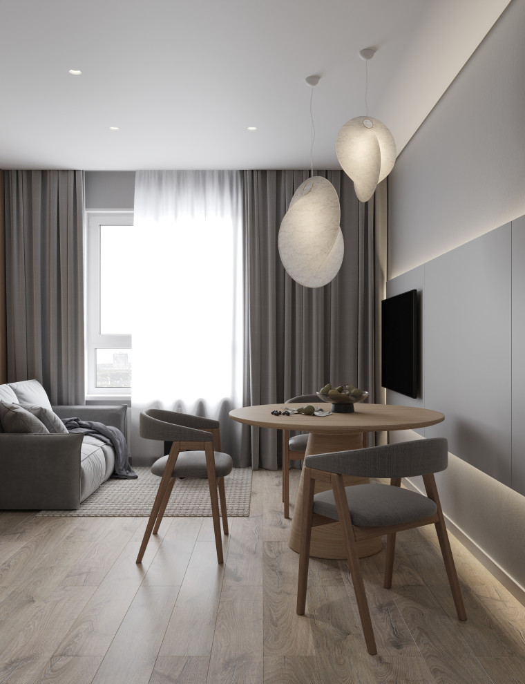 Проект квартиры для молодой семьи в Екатеринбурге.